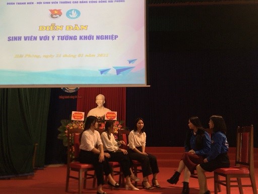 Hội Sinh viên Trường Cao đẳng Cộng đồng Hải Phòng tổ chức diễn đàn Sinh viên với ý tưởng khởi nghiệp