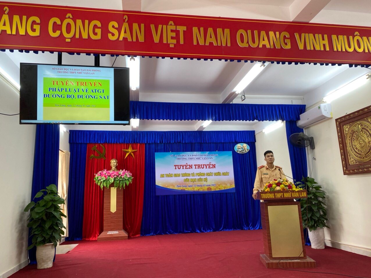 HUYỆN ĐOÀN TIÊN LÃNG TỔ CHỨC CHIẾN DỊCH TÌNH NGUYỆN “HÀNH QUÂN XANH”  TRONG CHIẾN DỊCH THANH NIÊN TÌNH NGUYỆN HÈ 2022