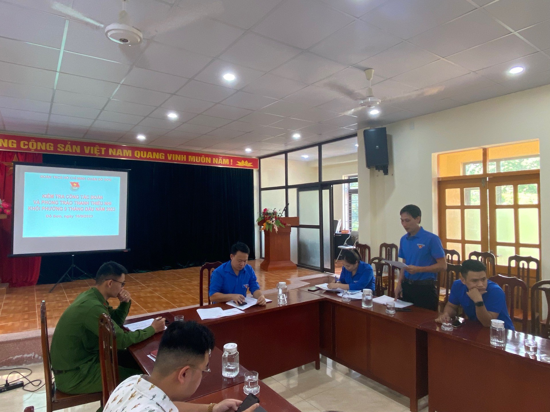 Quận Đồ Sơn: Kiểm tra công tác Đoàn - Hội và phong trào thanh thiếu nhi 9 tháng năm 2023