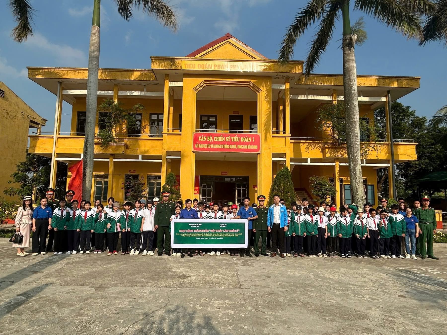 THANH MIỆN TỔ CHỨC TRẢI NGHIỆM "MỘT NGÀY LÀM CHIẾN SĨ"