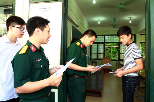 Bổ sung quy định mới về tuyển sinh vào các trường trong Quân đội