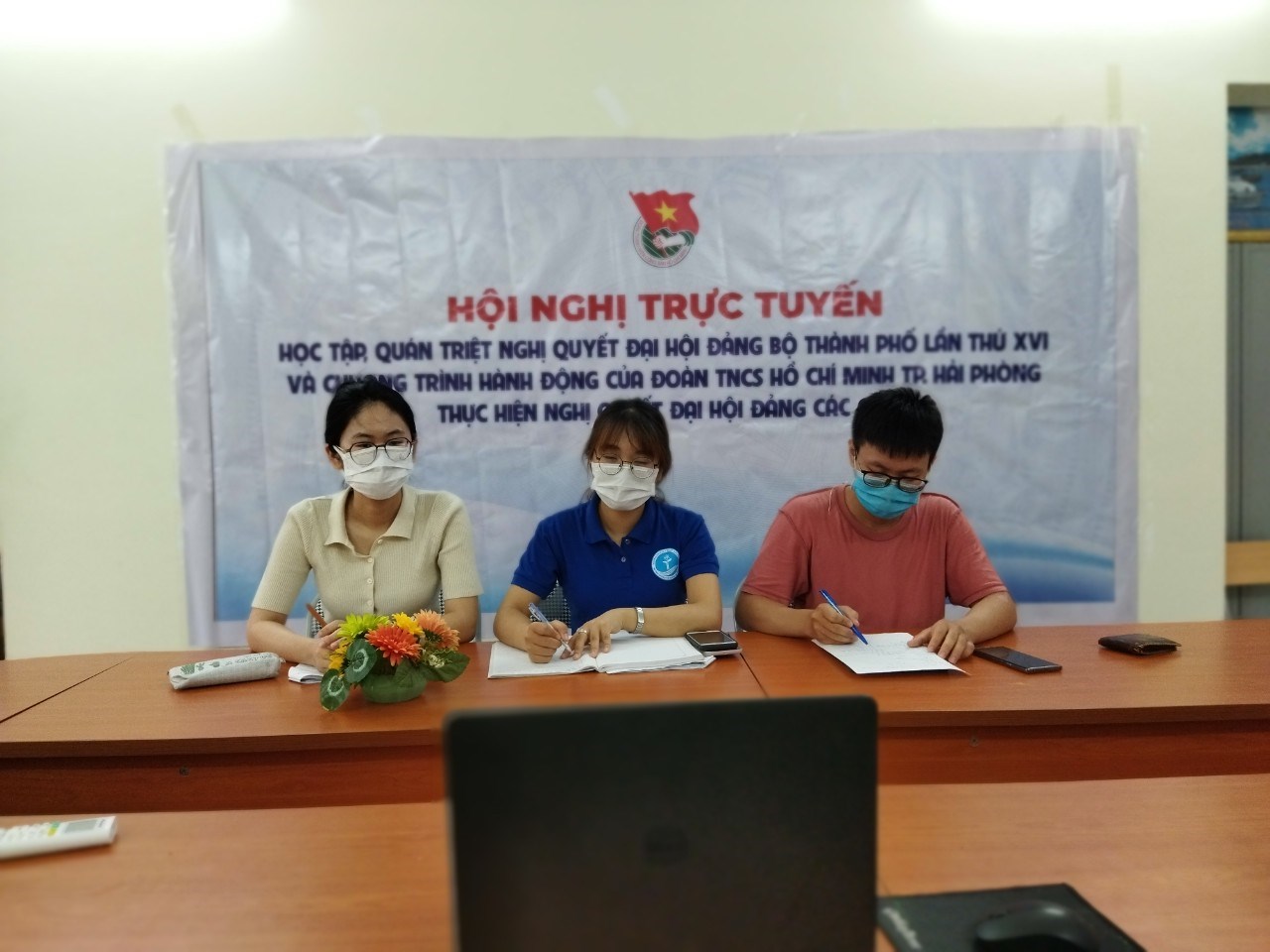 Đoàn Thanh niên Trường Đại học Y Dược Hải Phòng tham gia học tập Nghị quyết Đại hội lần thứ XIII của Đảng và Chương trình hành động của Đoàn thực hiện Nghị quyết Đại hội lần thứ XIII của Đảng