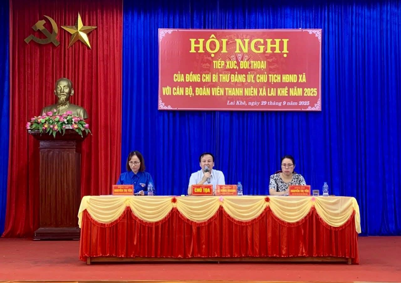 LAI KHÊ: TỔ CHỨC HỘI NGHỊ TIẾP XÚC, ĐỐI THOẠI VỚI ĐOÀN VIÊN, THANH NIÊN