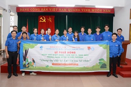 Lễ phát động ngày chủ nhật xanh lần 2 năm 2023 tại HPU