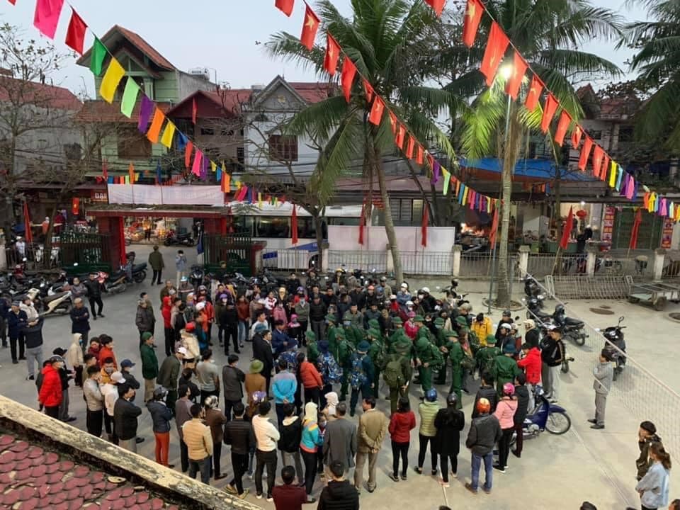 Lễ đón nhận quân nhân hoàn thành nghĩa vụ quân sự trở về địa phương năm 2021