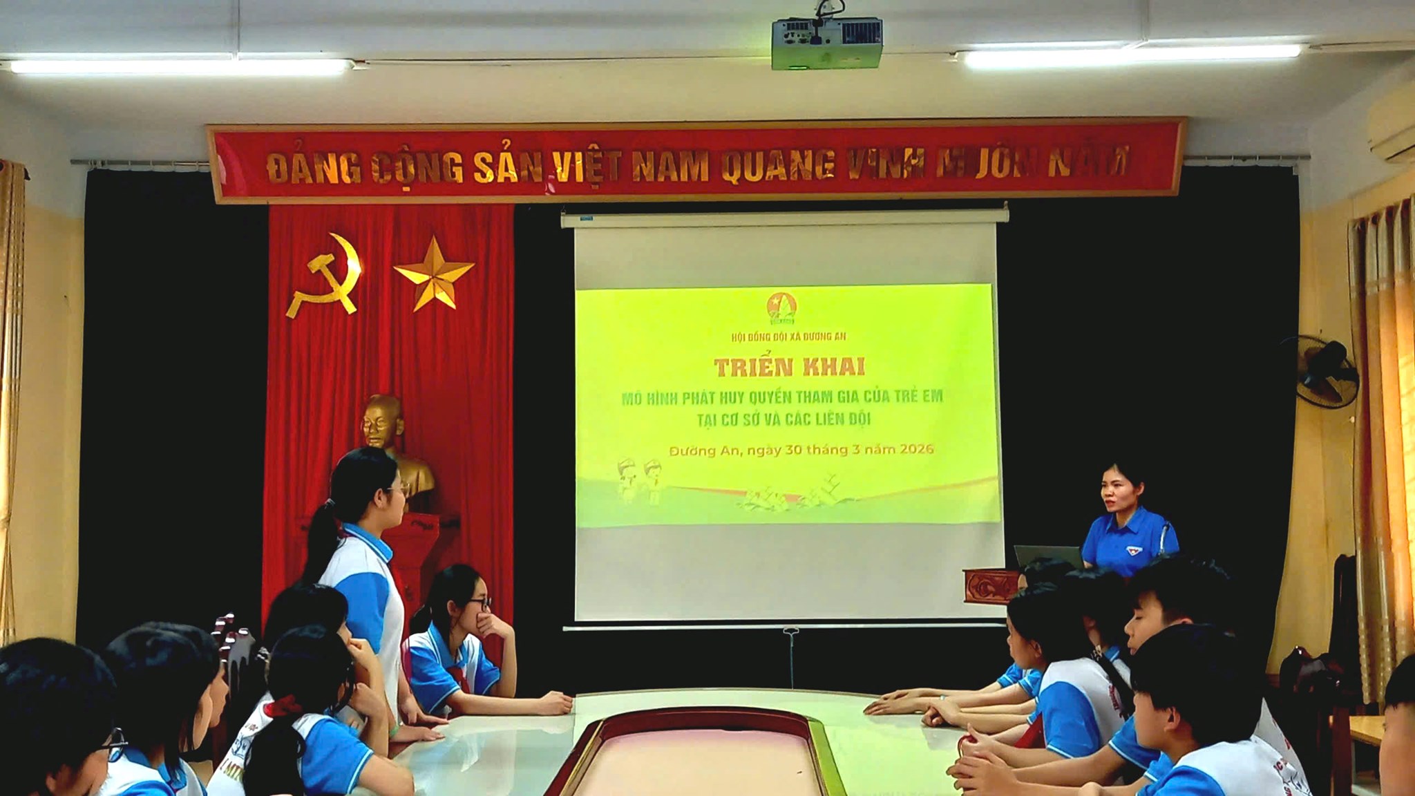 ĐƯỜNG AN: TRIỂN KHAI MÔ HÌNH PHÁT HUY QUYỀN THAM GIA CỦA TRẺ EM TẠI CƠ SỞ VÀ CÁC LIÊN ĐỘI