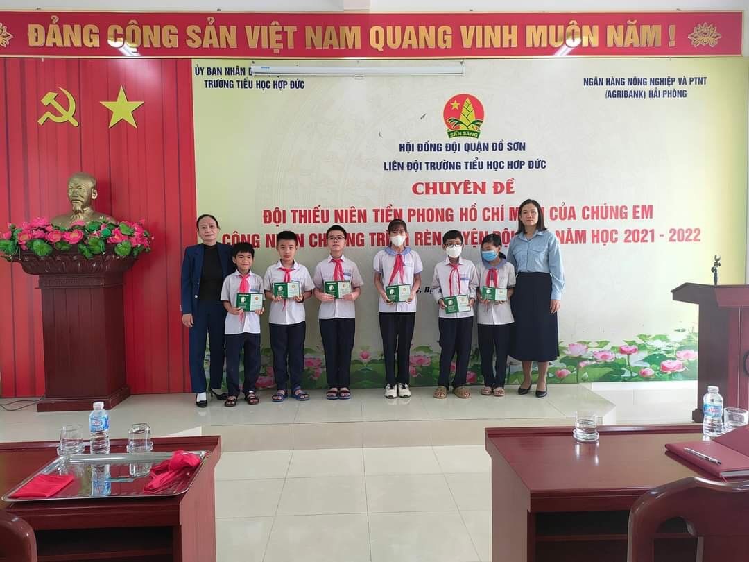 Ngày hội công nhận Chương trình rèn luyện đội viên năm học 2021-2022