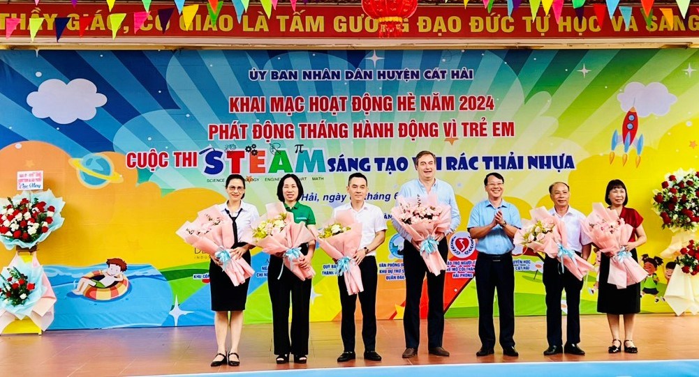 KHAI MẠC HOẠT ĐỘNG HÈ NĂM 2024; PHÁT ĐỘNG THÁNG HÀNH ĐỘNG VÌ TRẺ EM & CUỘC THI STEAM SÁNG TẠO VỚI RÁC THẢI NHỰA; NGÀY CAO ĐIỂM CHIẾN SĨ TÌNH NGUYỆN HỖ TRỢ THIẾU NHI CÓ HOÀN CẢNH KHÓ KHĂN
