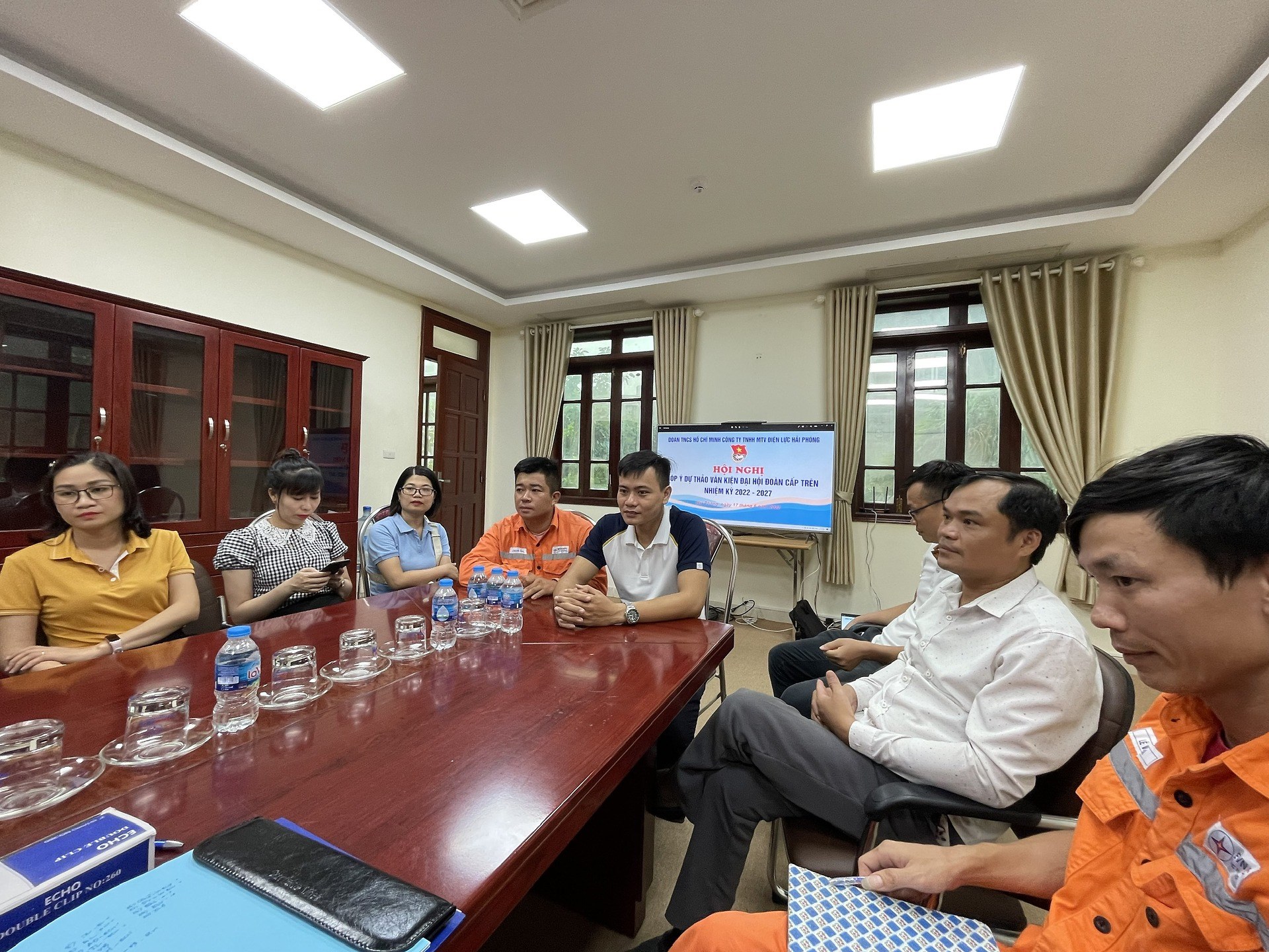 Đoàn thanh niên Điện lực Hải Phòng tổ chức Hội nghị Góp ý dự thảo Văn kiện Đại hội Đoàn cấp trên nhiệm kỳ 2022-2027