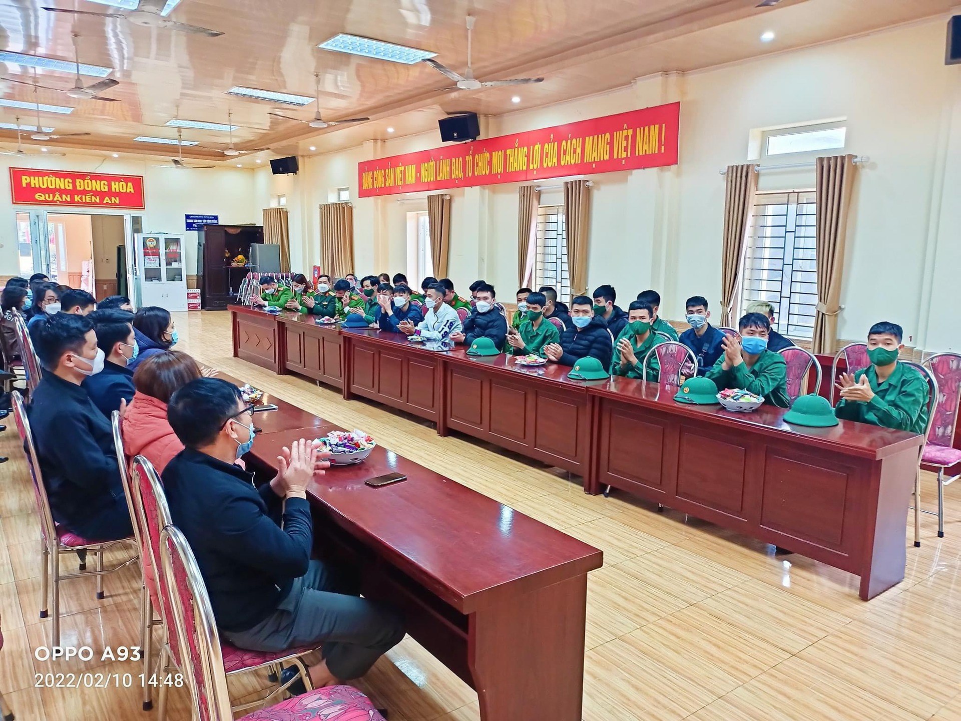 Đón quân nhân hoàn thành nghĩa vụ quân sự trở về địa phương năm 2022