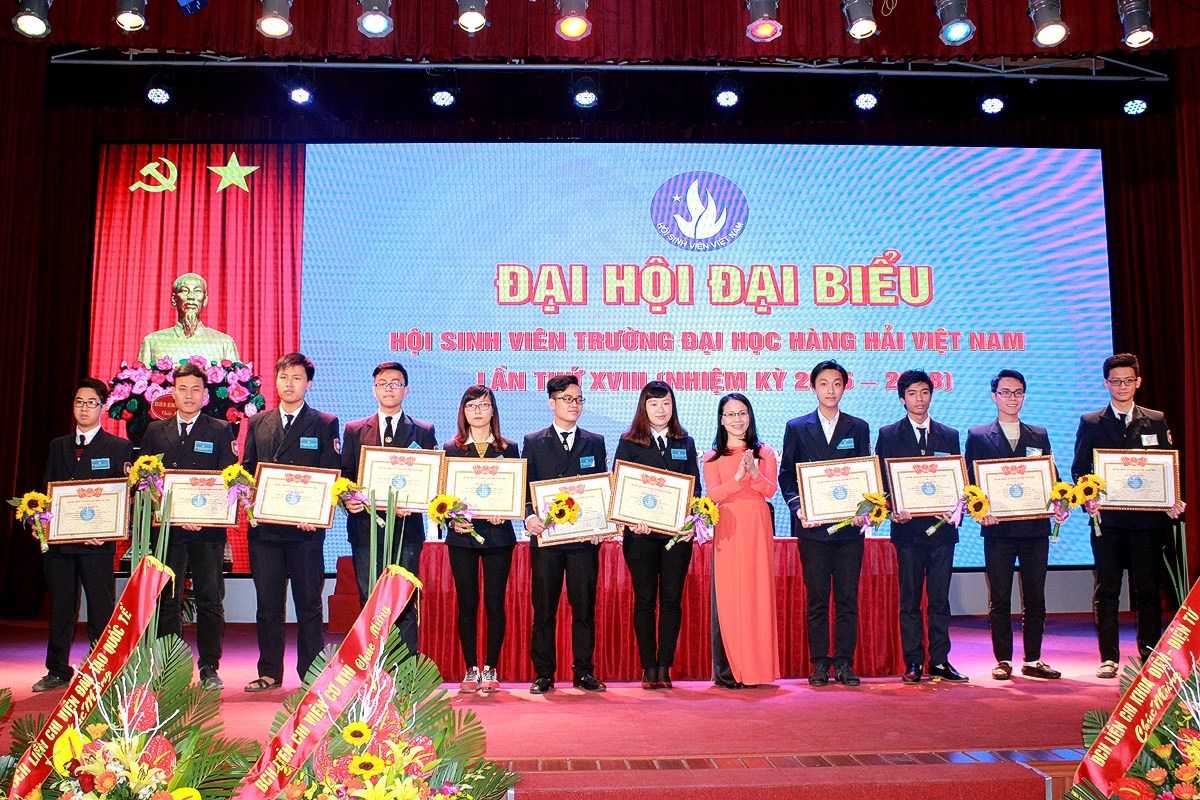Hội Sinh viên trường Đại học Hàng hải Việt Nam tổ chức Đại hội đại biểu lần thứ XVIII, nhiệm kỳ 2015- 2018