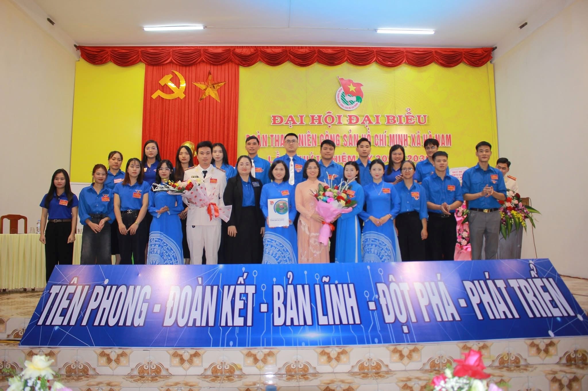 Đại hội Đoàn Thanh niên Cộng sản Hồ Chí Minh xã Hà Nam lần thứ I, nhiệm kỳ 2025 - 2030 rực rỡ sắc xanh, đoàn kết, sáng tạo!