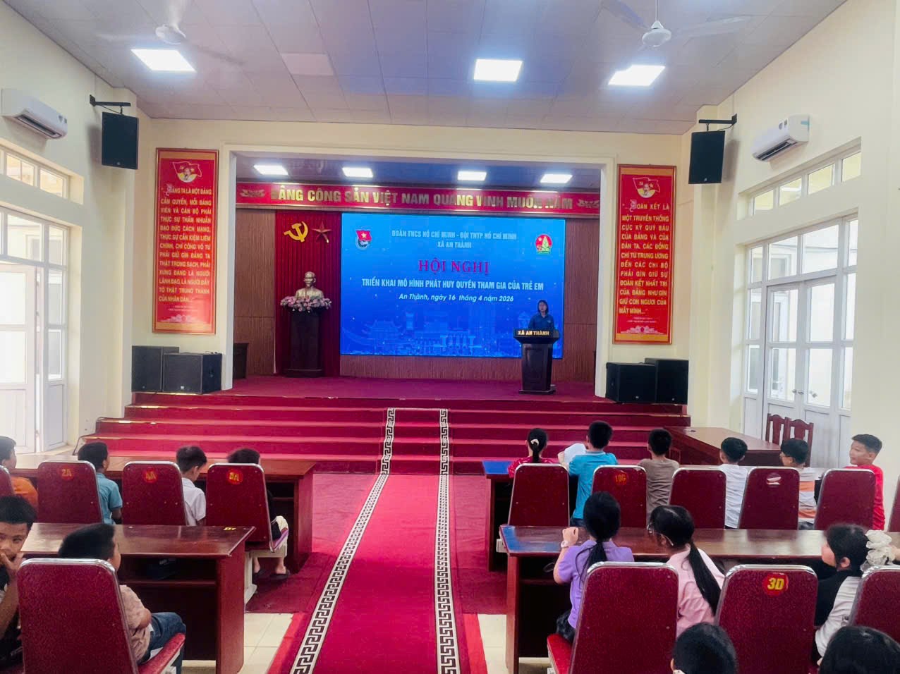 Hội đồng Đội xã An Thành tổ chức triển khai mô hình “Phát huy quyền tham gia của trẻ em”