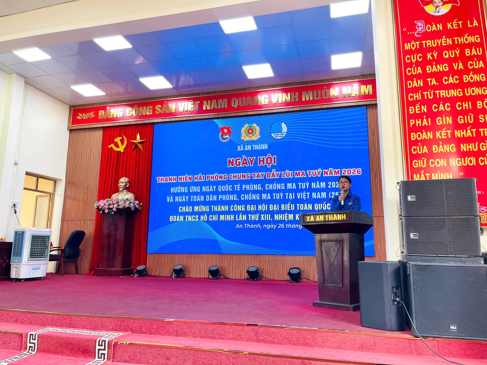ĐOÀN XÃ AN THÀNH PHỐI HỢP TỔ CHỨC NGÀY HỘI "THANH NIÊN HẢI PHÒNG CHUNG TAY ĐẨY LÙI MA TÚY" NĂM 2026