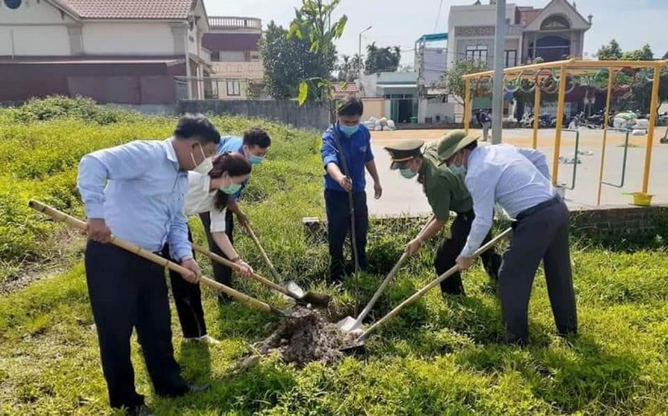 Huyện đoàn An Dương: Hoạt động phối hợp giữa các đơn vị Đoàn kết nghĩa Khối Lực lượng vũ trang - Nông nghiệp - Trường học