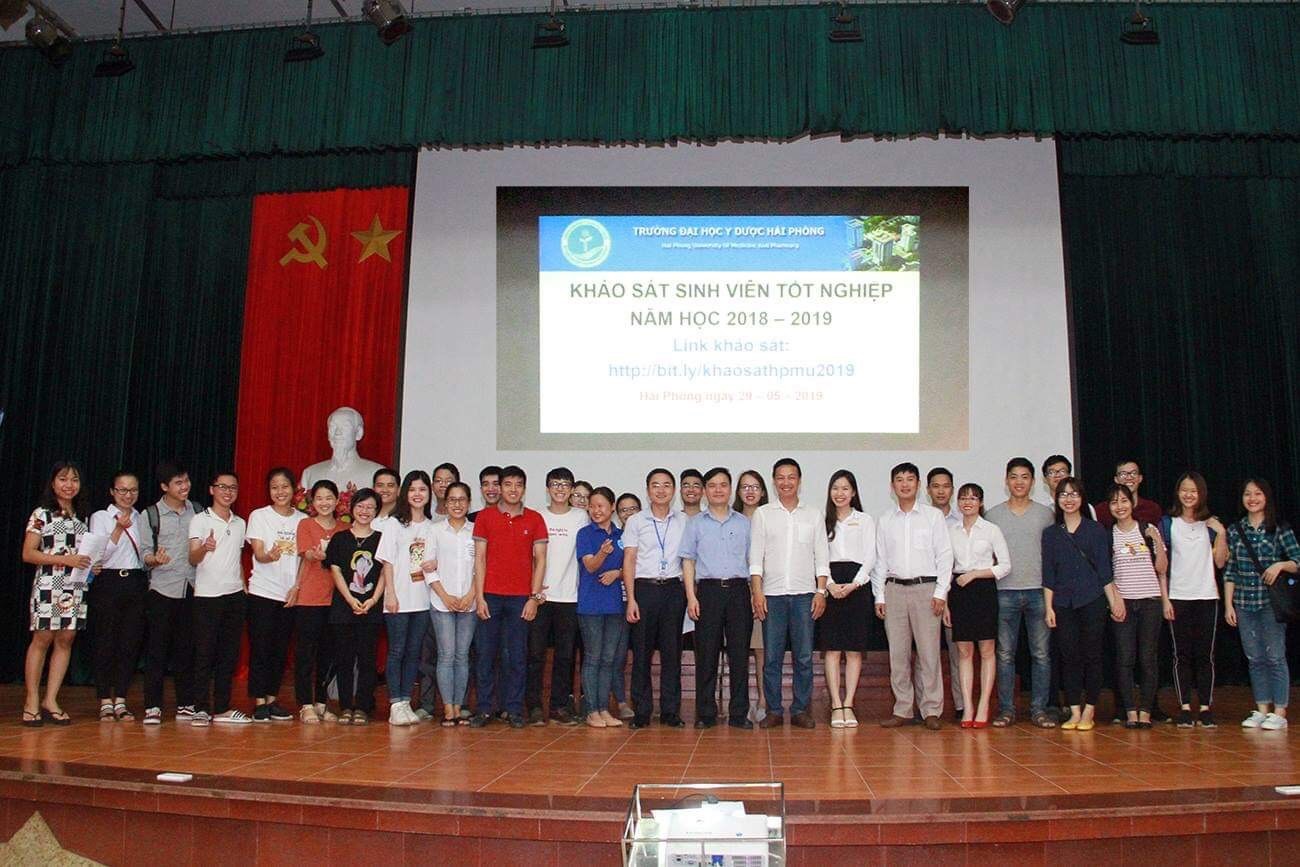 BCH Đoàn Thanh niên - Hội Sinh viên trường ĐH Y Dược Hải Phòng tổ chức chương trình "Giao lưu Sinh viên 5 tốt và Bệnh viện Đa khoa Quốc tế Hải Phòng"