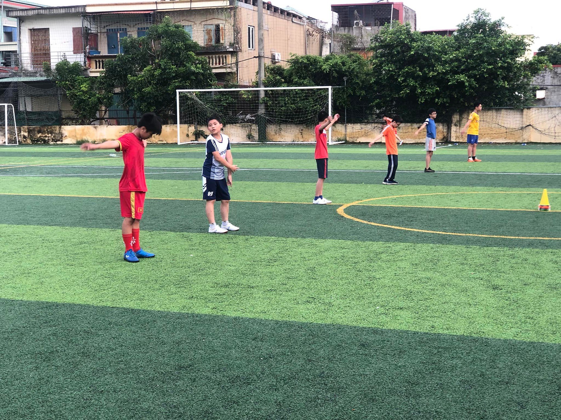 Quận đoàn hải an tổ chức lớp bóng đá hè nâng cao tinh thần thể dục thể thao, phòng chống dịch bệnh Covid-19