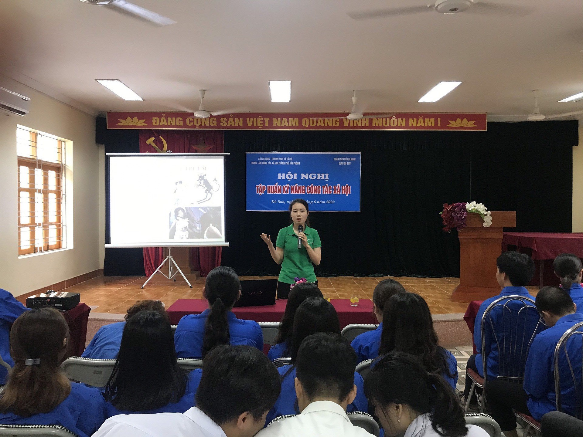 Quận đoàn Đồ Sơn tổ chức Hội nghị tập huấn kỹ năng tuyên truyền phòng chống ma tuý cho Học sinh THPT