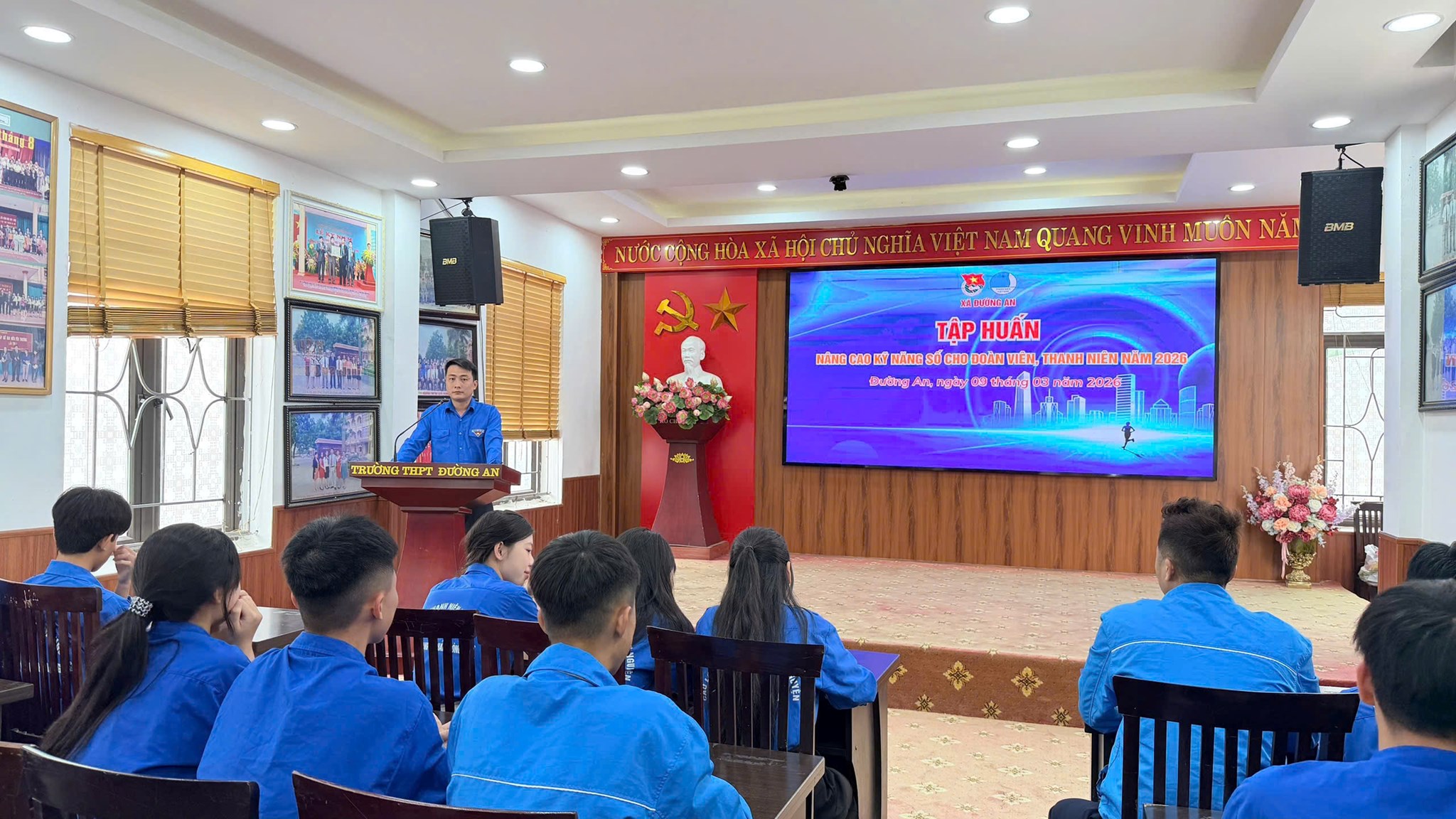 ĐƯỜNG AN: TỔ CHỨC TẬP HUẤN NÂNG CAO NĂNG LỰC SỐ CHO ĐOÀN VIÊN, THANH NIÊN NĂM 2026