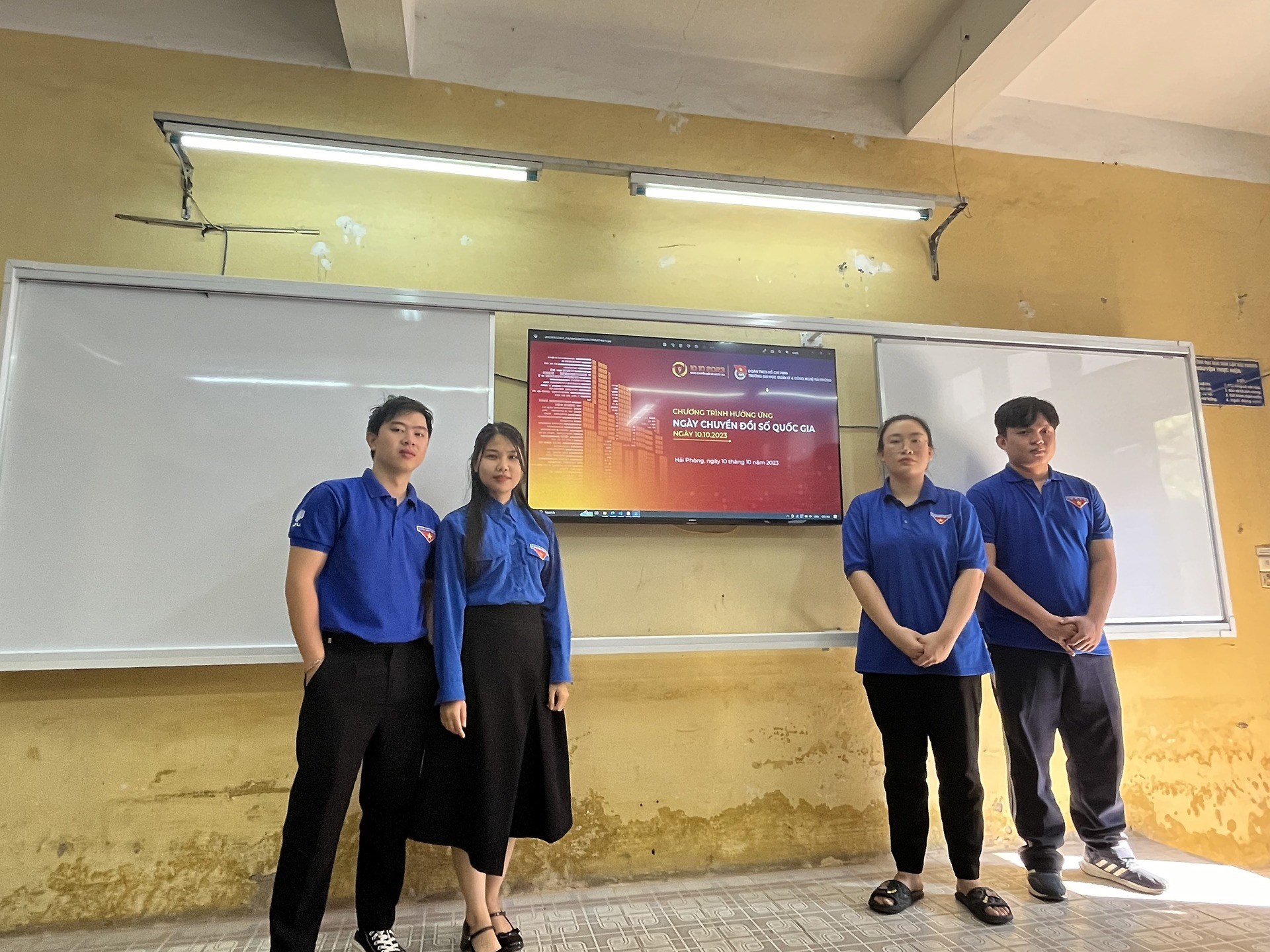 Đoàn thanh niên HPU với hoạt động hưởng ứng  Ngày chuyển đổi số quốc gia năm 2023
