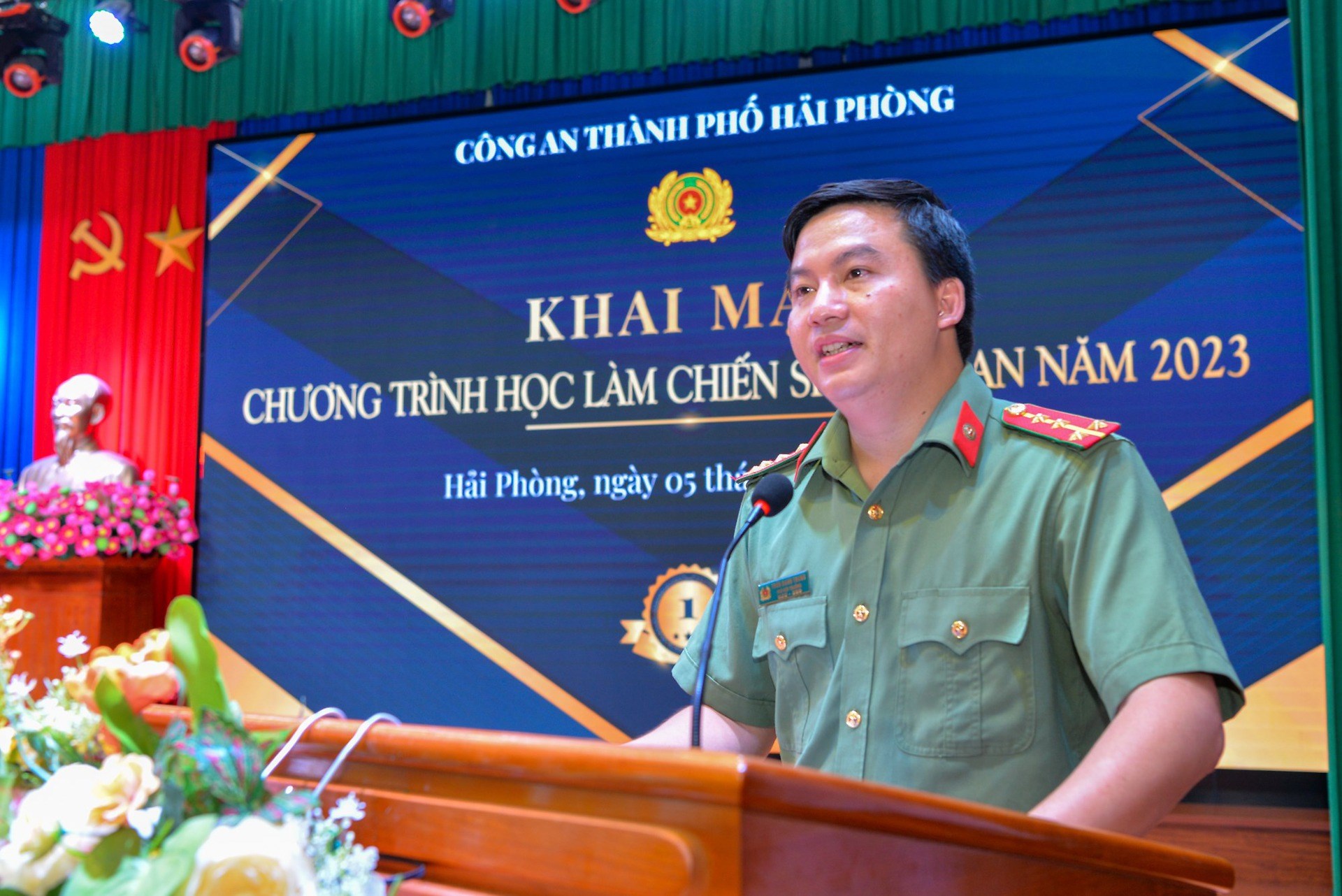 Khai mạc Chương trình "Học làm chiến sĩ Công an" nâm 2023