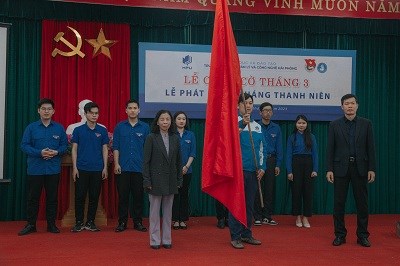 Đoàn trường Đại học Quản lý và Công nghệ Hải Phòng phát động Tháng Thanh niên năm 2023