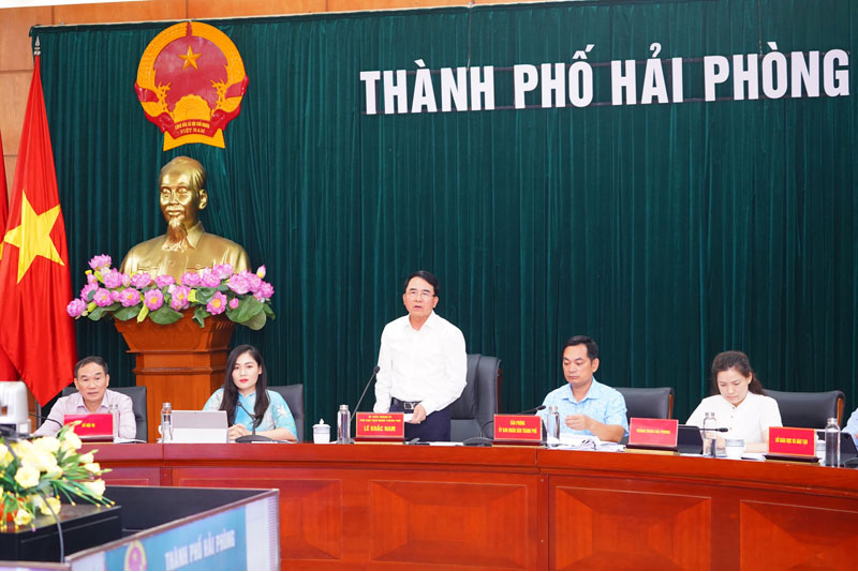 Tuổi trẻ Quận Hồng Bàng tham dự đối thoại giữa giữa lãnh đạo UBND thành phố với thanh niên năm 2022 với chủ đề “Đồng hành, hỗ trợ thanh niên trong khởi nghiệp và lập nghiệp”