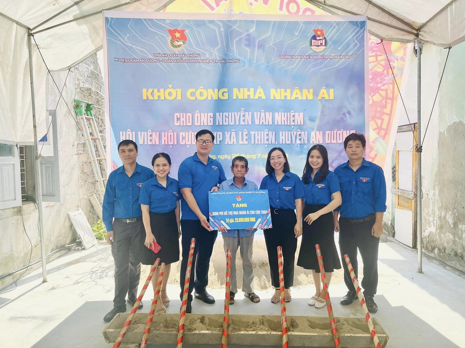 CÔNG TRÌNH THANH NIÊN “TUỔI TRẺ KHỐI DOANH NGHIỆP CHUNG TAY XÂY DỰNG NÔNG THÔN MỚI NĂM 2023”