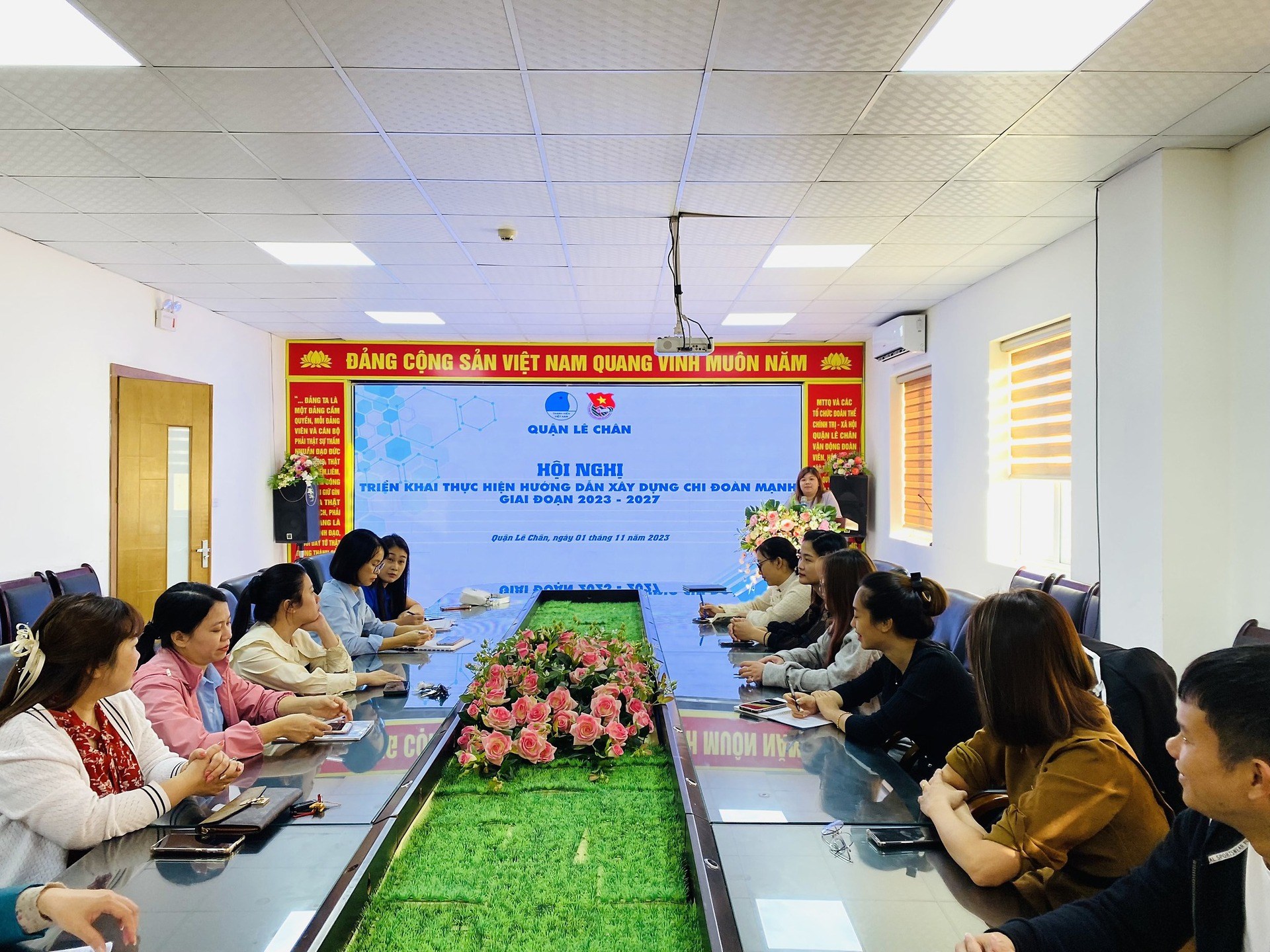 Quận đoàn Lê Chân: Triển khai Hướng dẫn thực hiện mô hình Chi đoàn mạnh