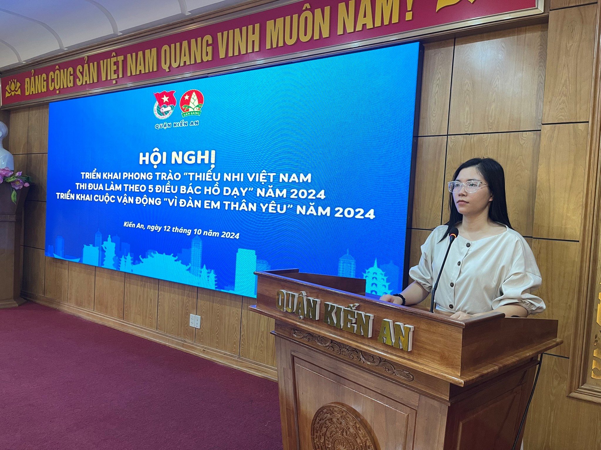 Hội nghị triển khai phong trào "Thiếu nhi Việt Nam thi đua làm theo 5 điều Bác Hồ dạy" và cuộc vận động "Vì đàn em thân yêu" năm 2024