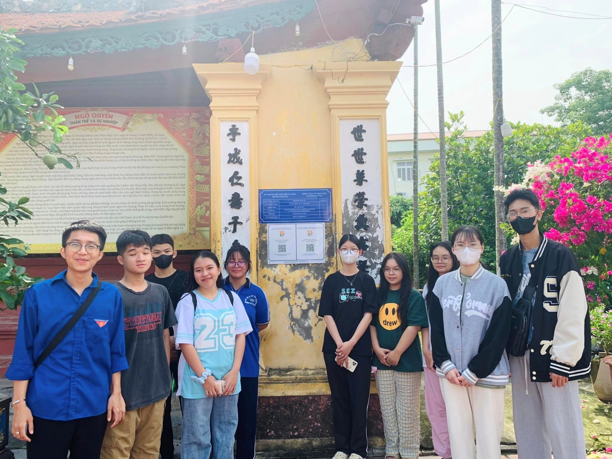 Quận đoàn Hải An ra mắt CLB "Tuyên truyền viên trẻ" tuyên truyền di tích lịch sử văn hóa