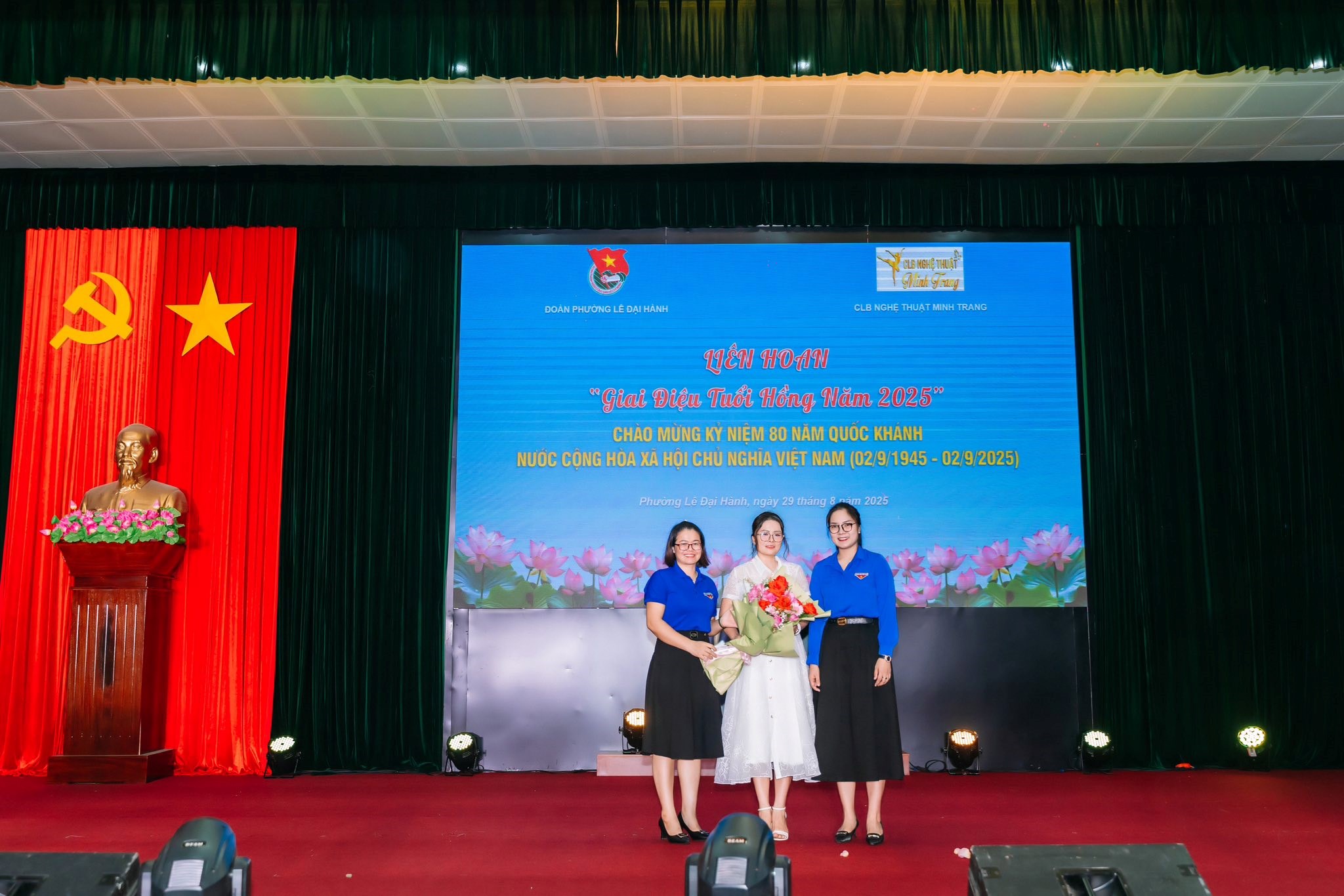 ĐOÀN PHƯỜNG LÊ ĐẠI HÀNH TỔ CHỨC LIÊN HOAN GIAI ĐIỆU TUỔI HỒNG NĂM 2025