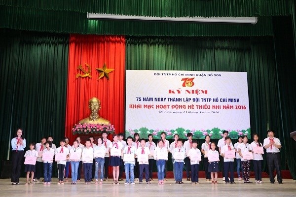 Quận đoàn Đồ Sơn: Kỷ niệm 75 năm Ngày thành lập Đội TNTP Hồ Chí Minh