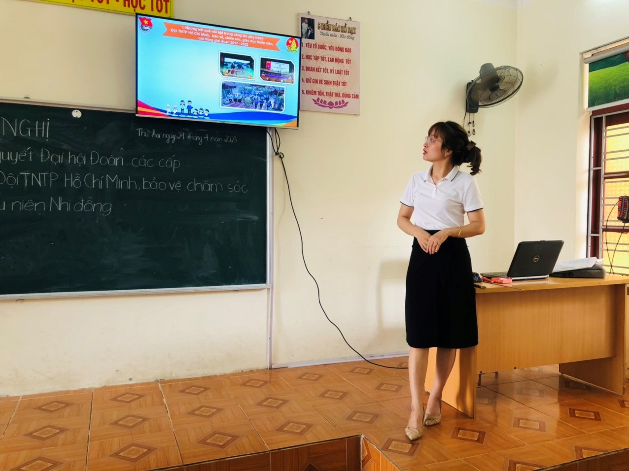 Chuyên đề tuyên truyền cho đội viên, thiếu nhi về Nghị quyết Đại hội Đoàn các cấp trong công tác phụ trách Đội TNTP Hồ Chí Minh, bảo vệ, chăm sóc, giáo dục thiếu niên, nhi đồng
