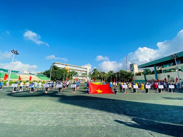 Lễ khai mạc Giải bóng đá sinh viên HPU năm 2021