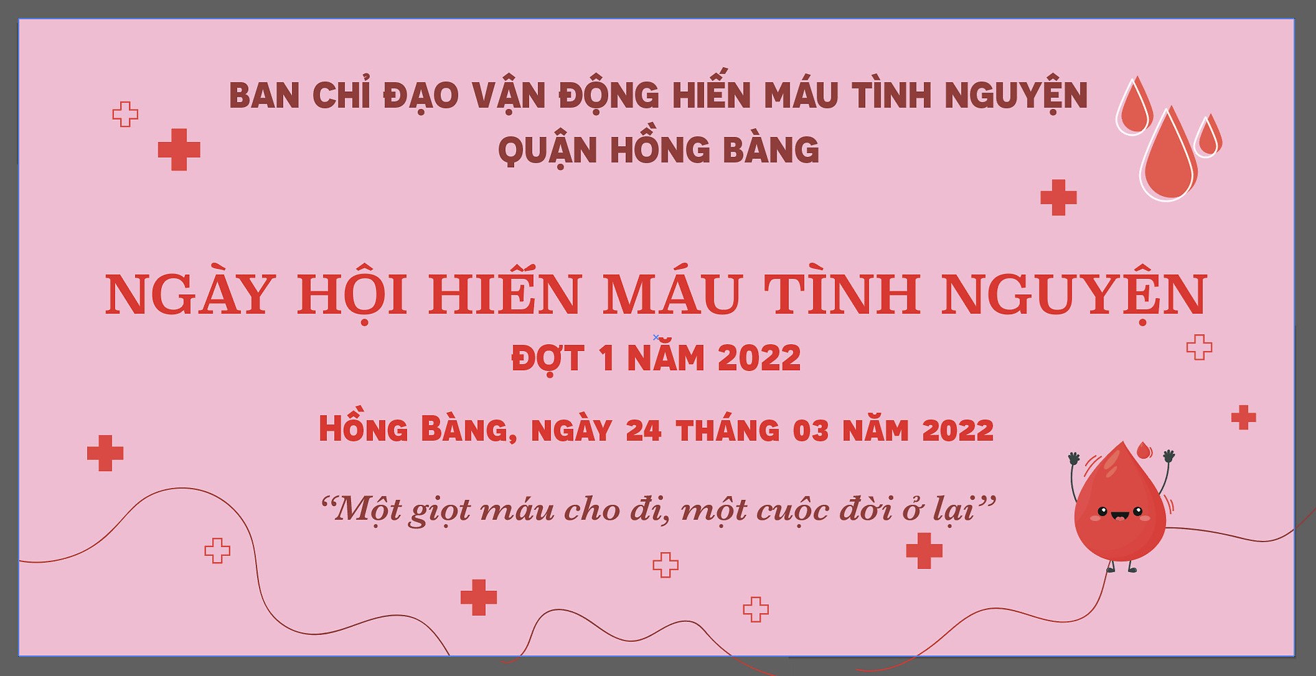 "Ngày hội Hiến máu tình nguyện" quận Hồng Bàng năm 2022
