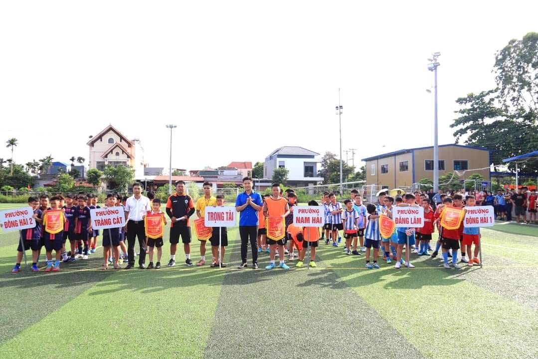 Khai mạc Giải Bóng đá Nhi đồng hè quận Hải An năm 2024