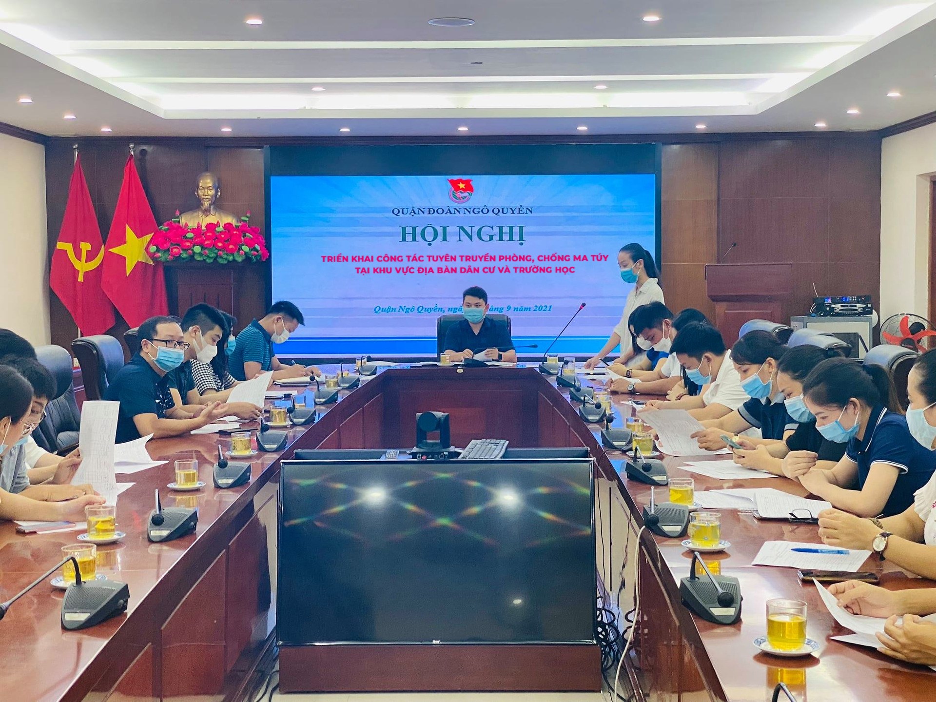 HỘI NGHỊ TRIỂN KHAI CÔNG TÁC TUYÊN TRUYỀN PHÒNG, CHỐNG MA TÚY TẠI KHU VỰC ĐỊA BÀN DÂN CƯ VÀ TRƯỜNG HỌC