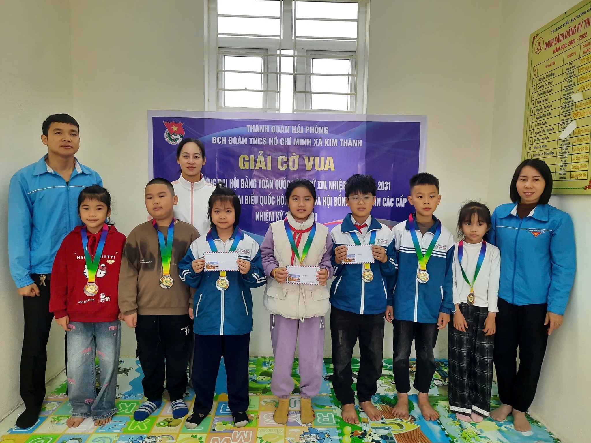 Đoàn xã Kim Thành: Tổ chức thành công Giải cờ vua Chào mừng Đại hội Đảng toàn quốc lần thứ XIV