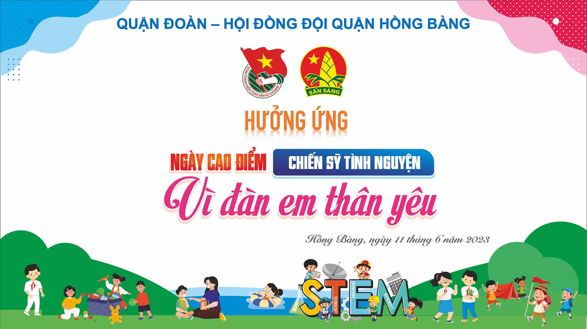 Hồng Bàng hưởng ứng ngày cao điểm "Chiến sĩ tình nguyện vì đàn em thân yêu"