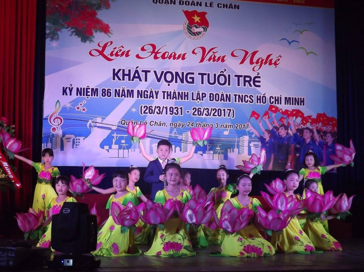 Liên hoan văn nghệ “Khát vọng tuổi trẻ” quận Lê Chân
