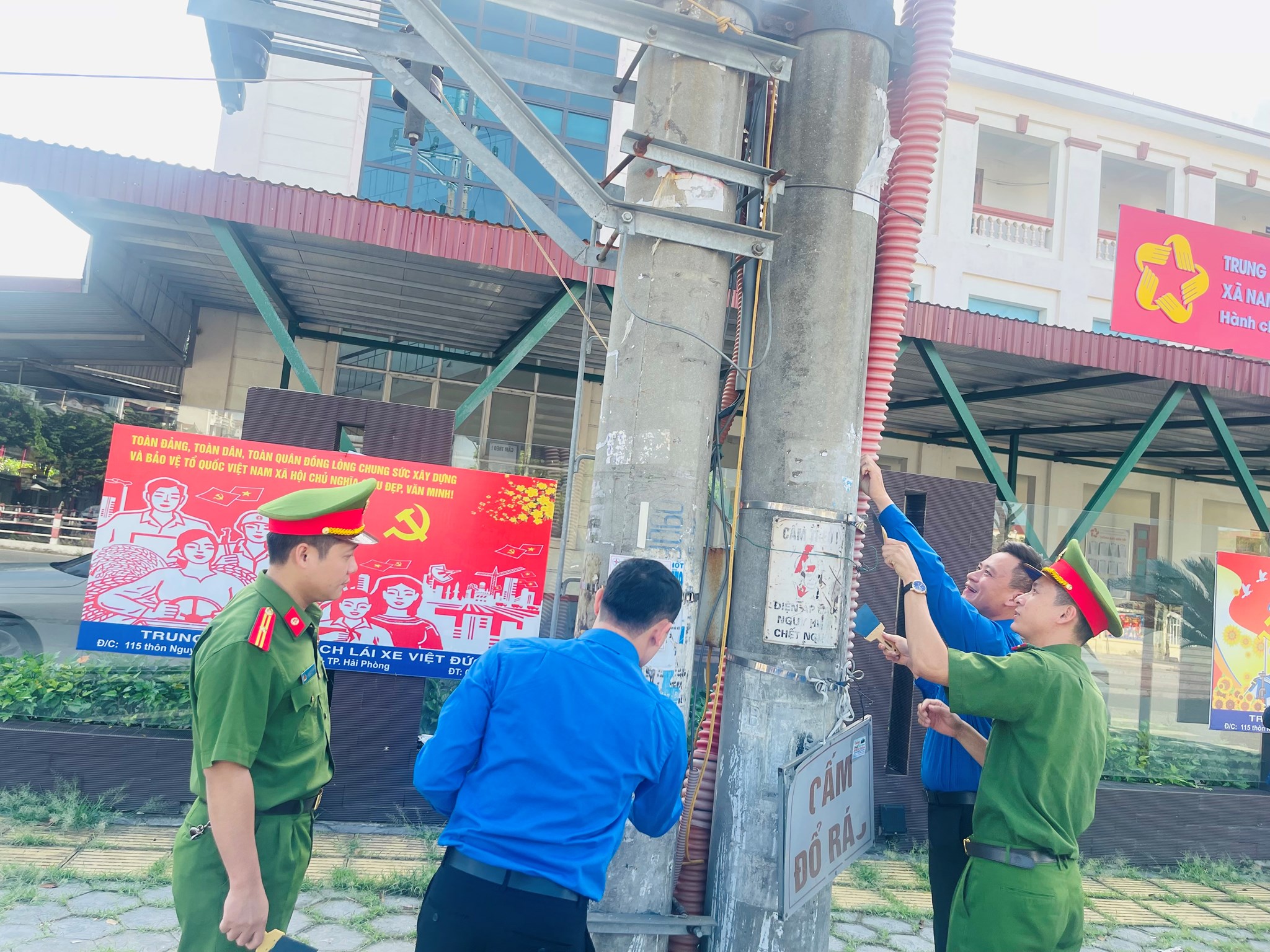 Đoàn xã Nam Sách , Thành phố Hải Phòng tham gia xây dựng đô thị văn minh