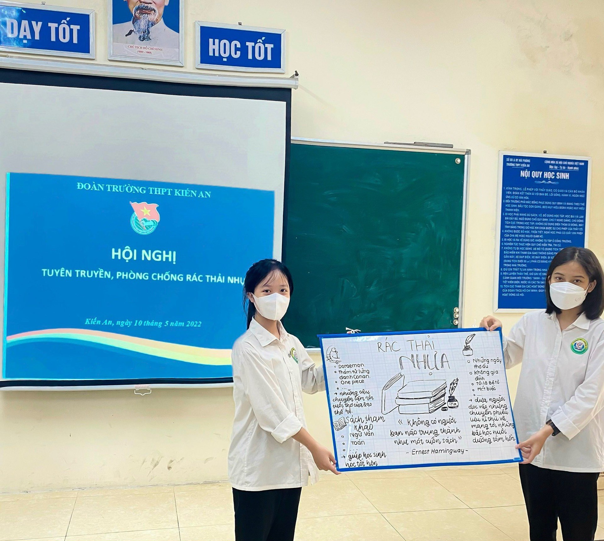 Tuyên truyền, phòng chống rác thải nhựa trong trường học