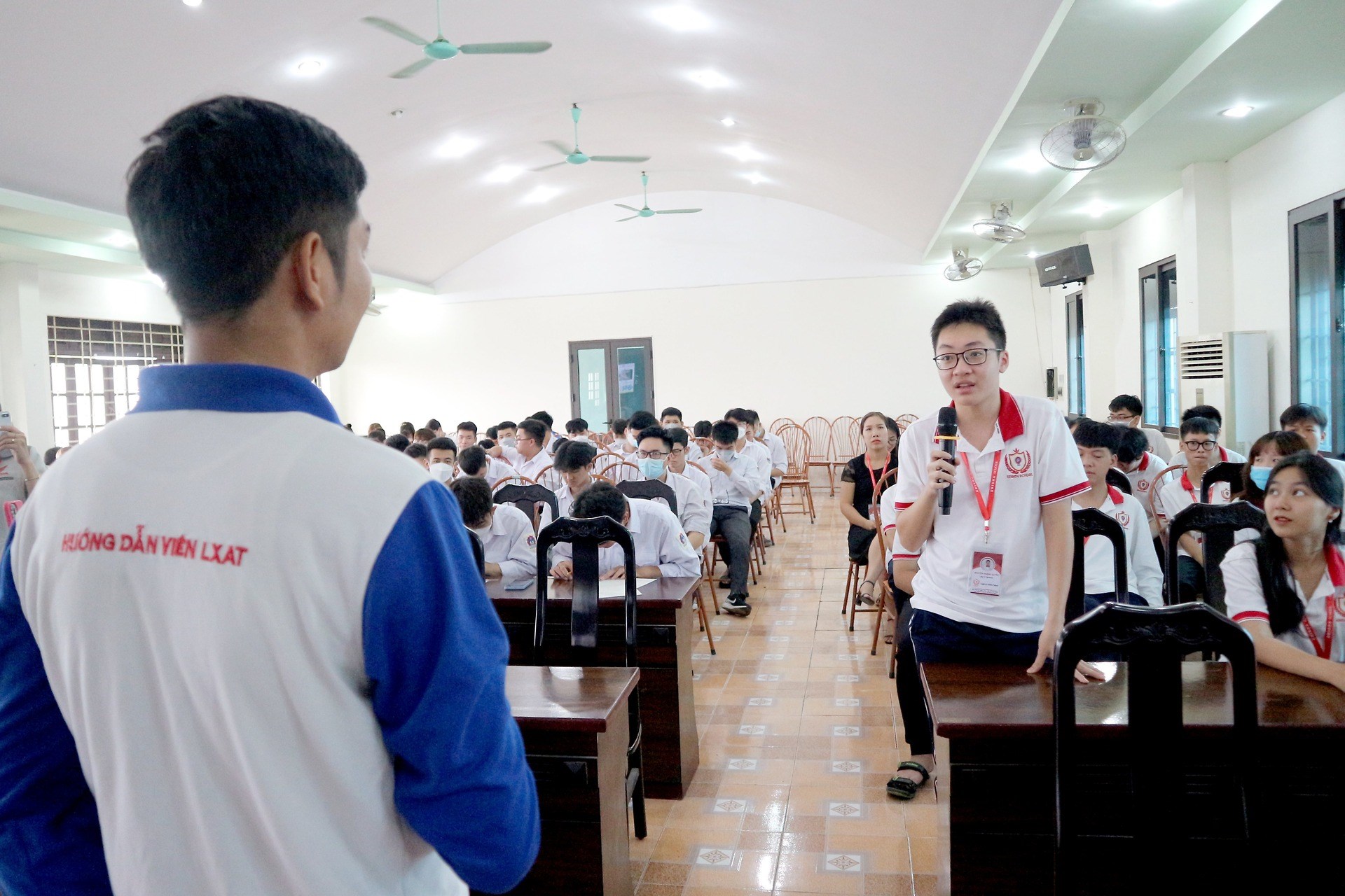 Đoàn TNCS Hồ Chí Minh Trường Cao đẳng Bách nghệ Hải Phòng phối hợp với Honda tổ chức Chương trình "Tập huấn kỹ năng lái xe an toàn khi tham gia giao thông"