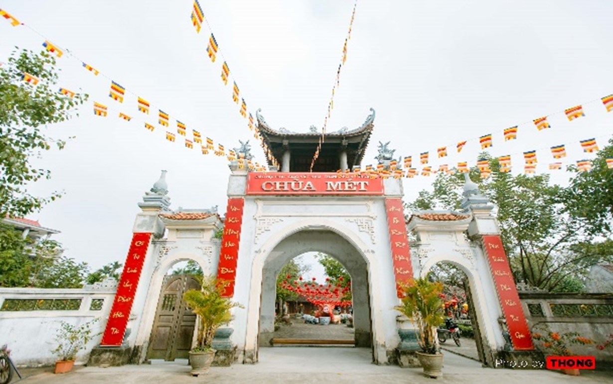 CHÙA MÉT, XÃ CỔ AM, HUYỆN VĨNH BẢO - DI TÍCH LỊCH SỬ VĂN HÓA CẤP QUỐC GIA