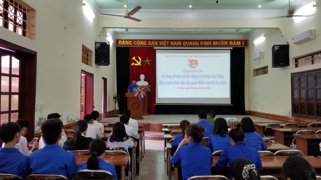 Tập huấn kỹ năng bảo vệ nền tảng tư tưởng của Đảng, đấu tranh phản bác các quan điểm sai trái thù địch năm 2020