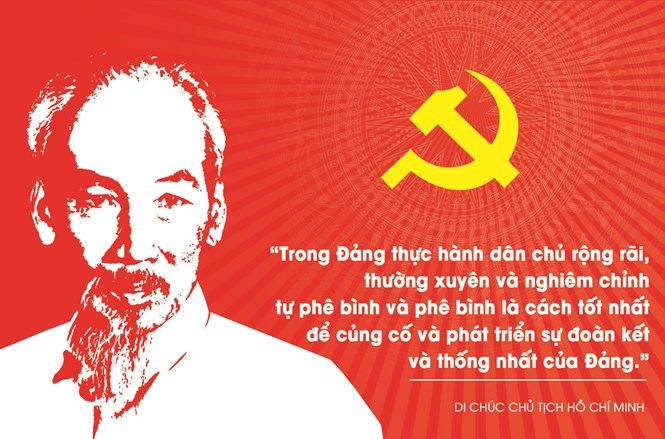 Bác bỏ sự xuyên tạc, phủ nhận nguyên tắc tự phê bình và phê bình của Đảng