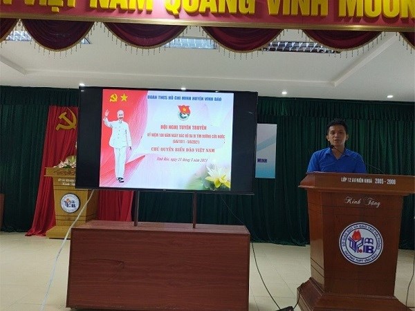 Tuyên truyền kỷ niệm 110 năm ngày Bác Hồ ra đi tìm đường cứu nước và tuyên truyền chủ quyền Biển đảo Việt Nam