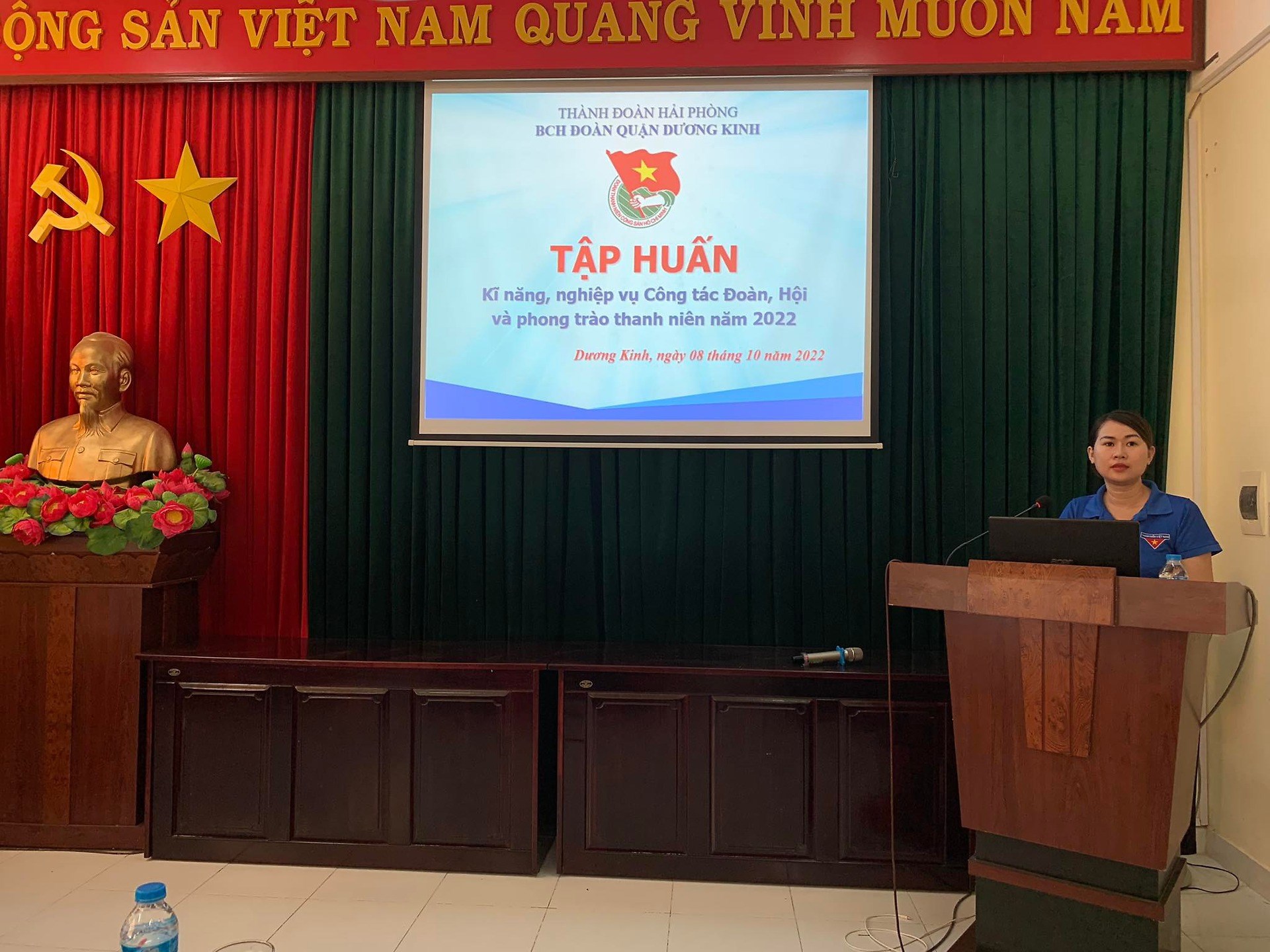 Hội nghị tập huấn Kỹ năng, nghiệp vụ Công tác Đoàn, Hội, Đội năm 2022; Học tập, quán triệt, tuyên truyền chuyên đề học tập và làm theo tư tưởng, đạo đức, phong cách Hồ Chí Minh năm 2022 dành cho cán bộ đoàn, đoàn viên, thanh niên”