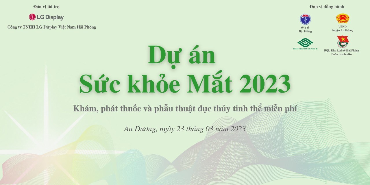 Đoàn Khu kinh tế Hải Phòng triển khai dự án sức khỏe mắt năm 2023
